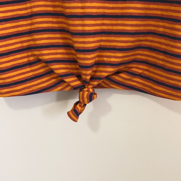 Madewell Audio Knot-Front Tank Top in Stripe - Picture 5 of 5